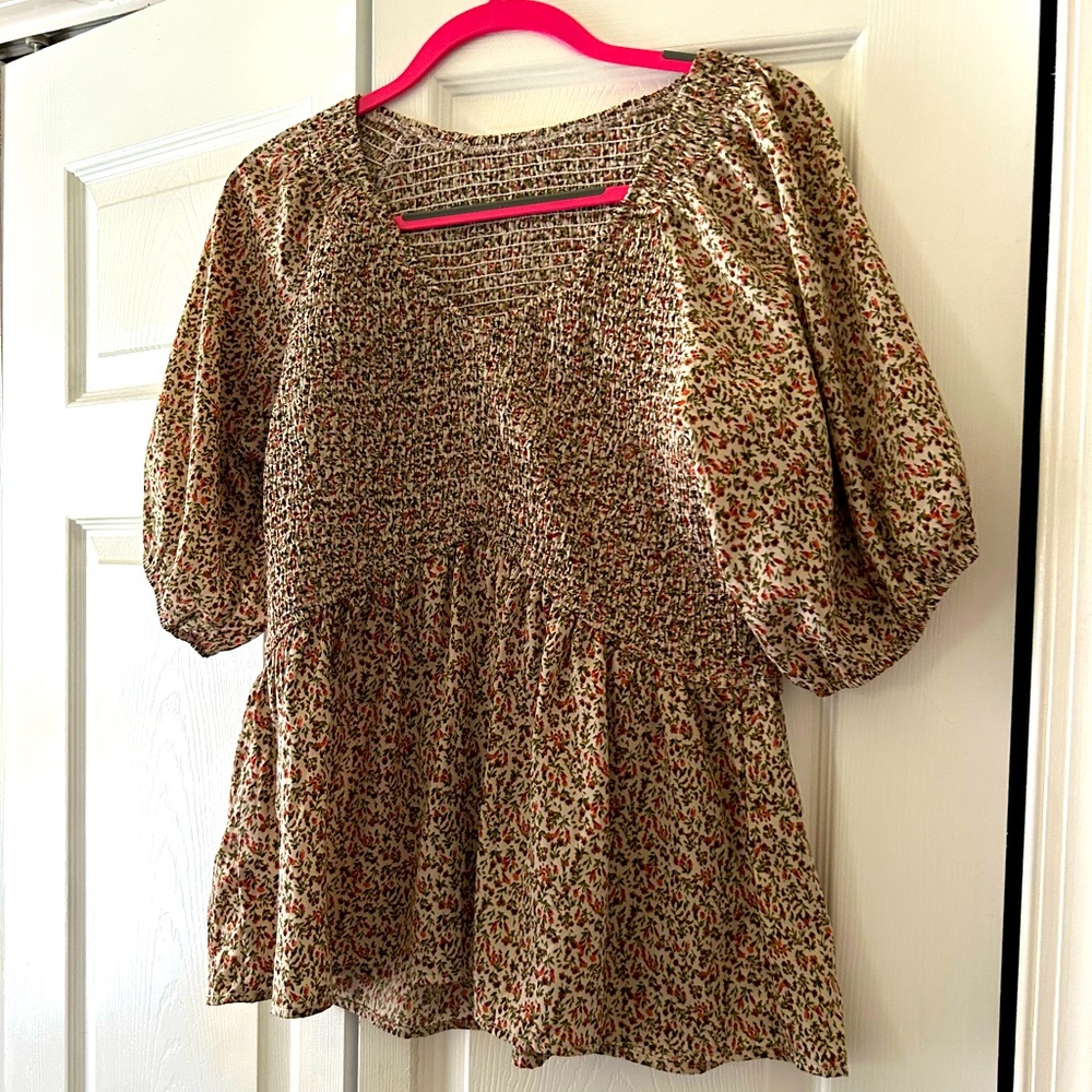 Peplum blouse